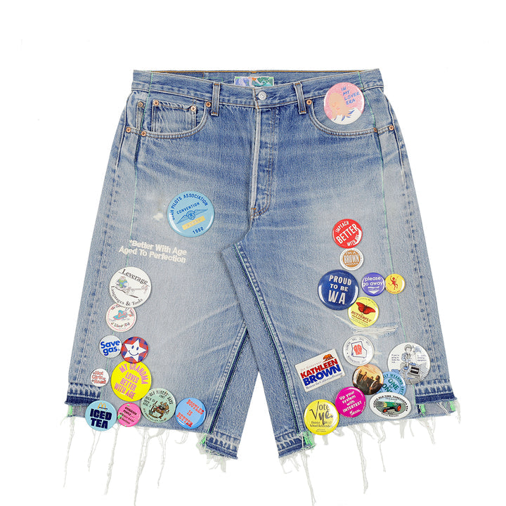 Better With Age Campaing Triple-Wide Denim Short