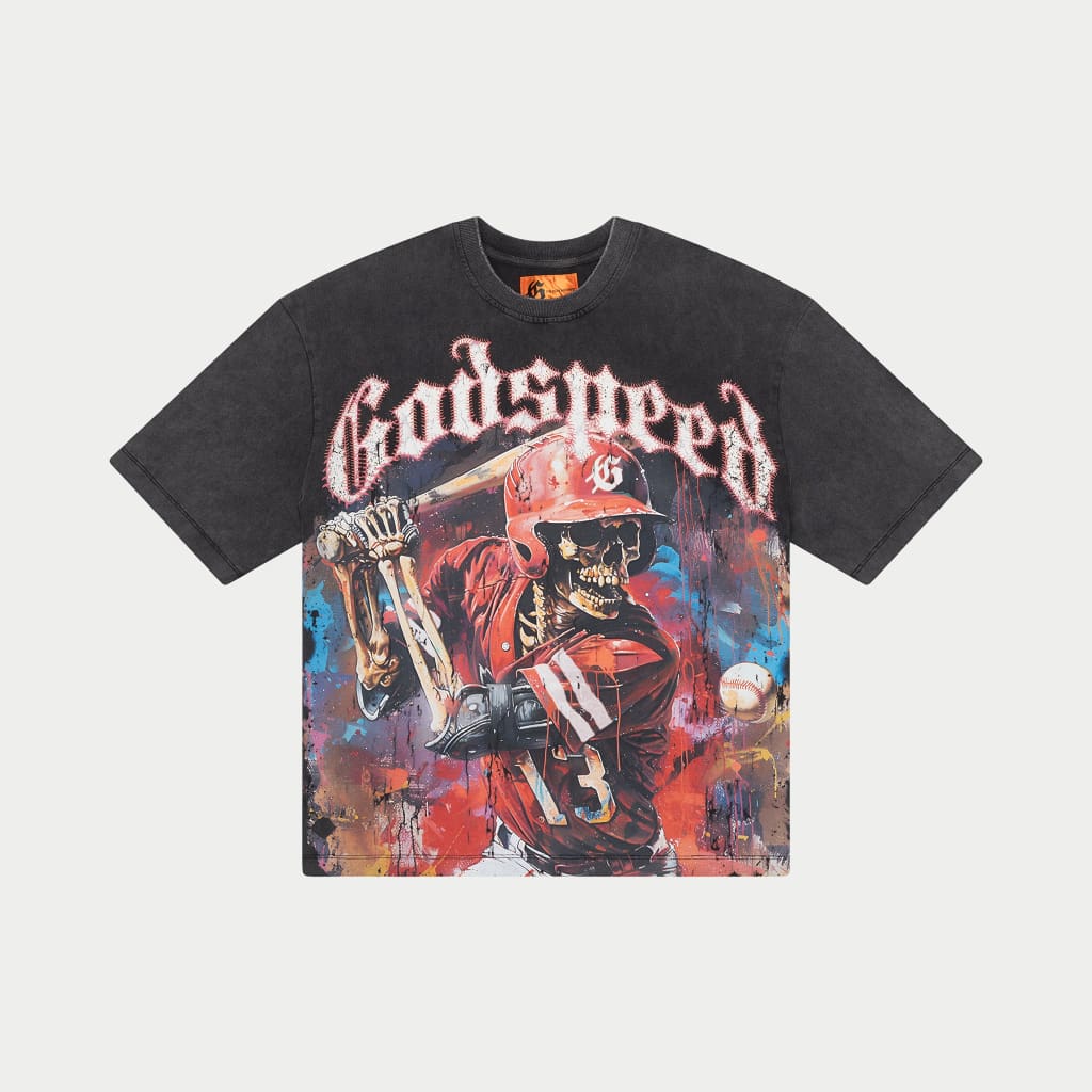 Godspeed Grandslam Grey Wash Tee