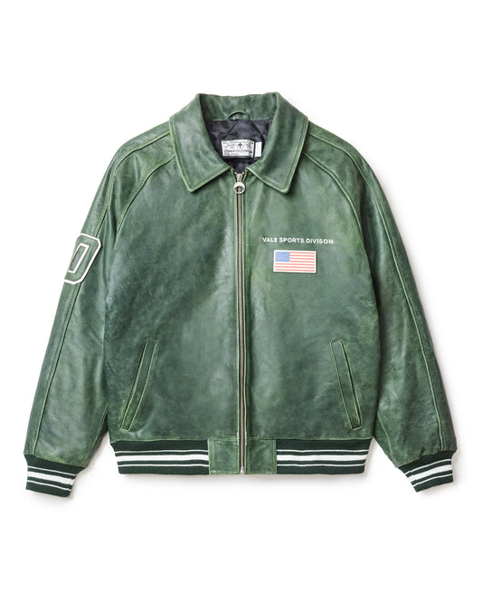 VALE OLIVE VALLEY LEATHER
JACKET