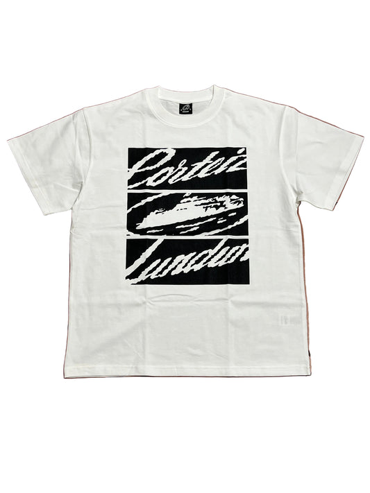 Corteiz Alcatraz Logo White Tee