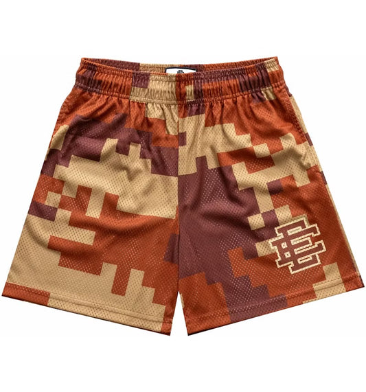Eric Emanuel Brown Digi Camo Short