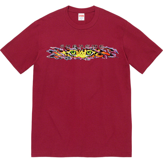 Supreme Eyes Burgundy Tee