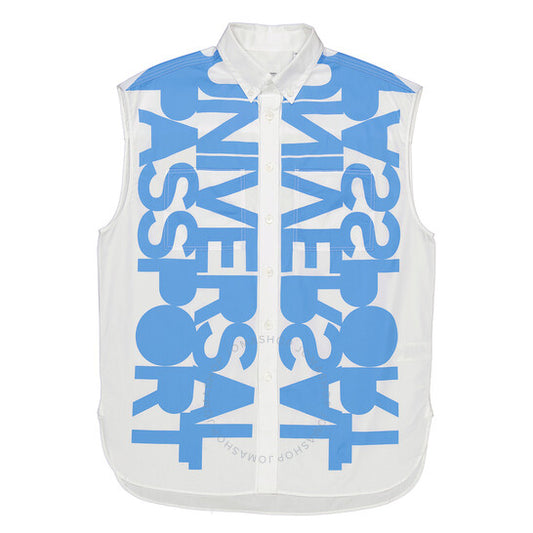 Burberry Blue Topaz Universal Passport Sleeveless Shirt