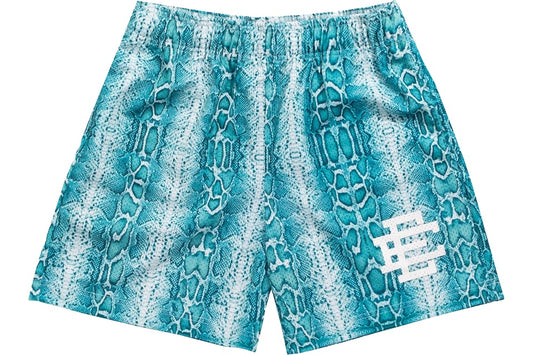 Eric Emanuel Snakeskin Blue Shorts