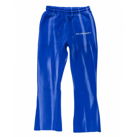 Retrovert Flare Blue Sweatpants