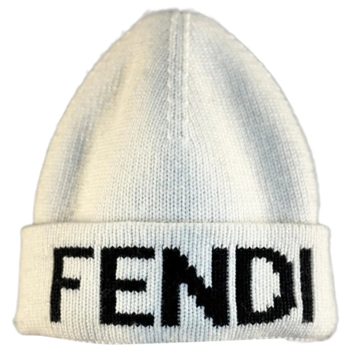 Fendi White Beanie