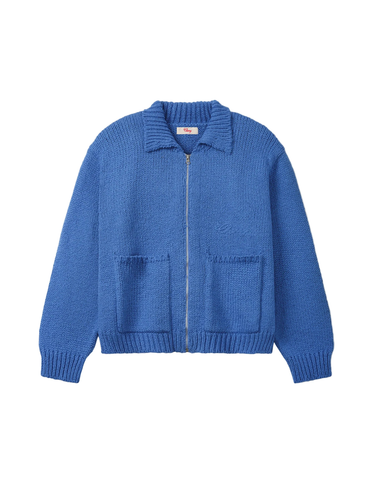 Vale Blue Zip Sweater