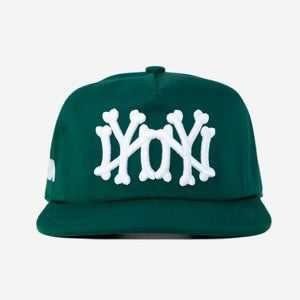 Oma NY NY Bones Green Hat