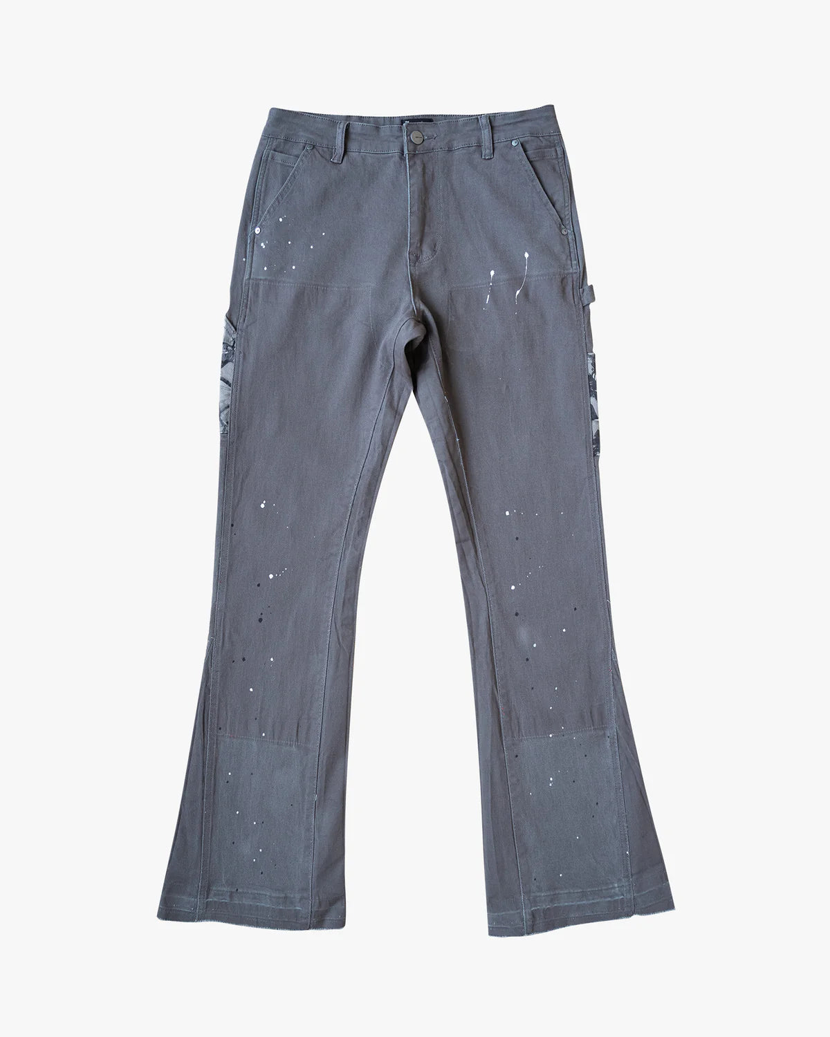 EPTM CAMO POCKET FLARE GREY PANTS
