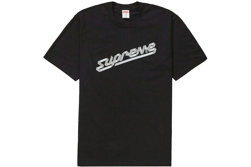 Supreme Banner Black Tee