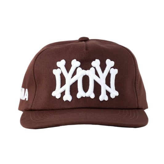 Oma NY NY Bones Brown Hat