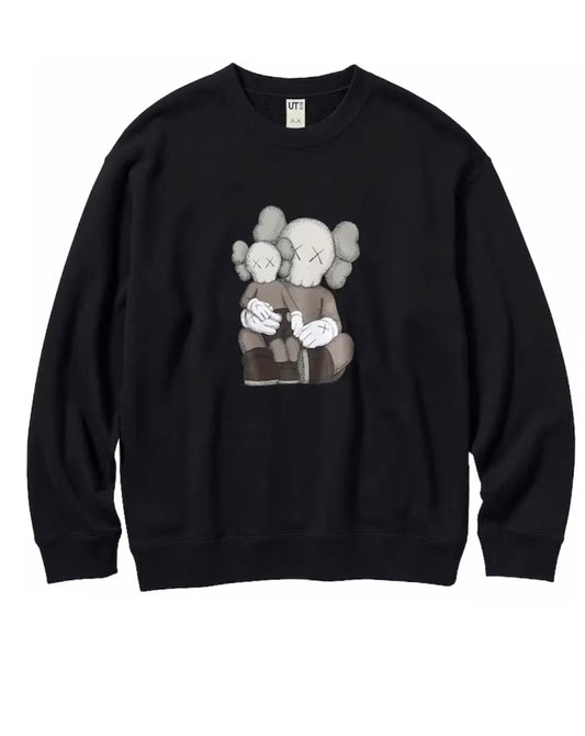 Kaws x Uniqlo Longsleeve Black Sweatshirt