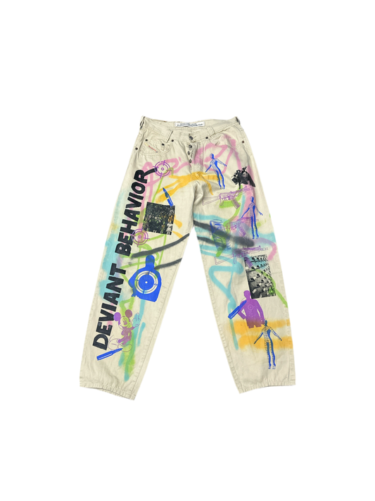 Custom Paint Jeans