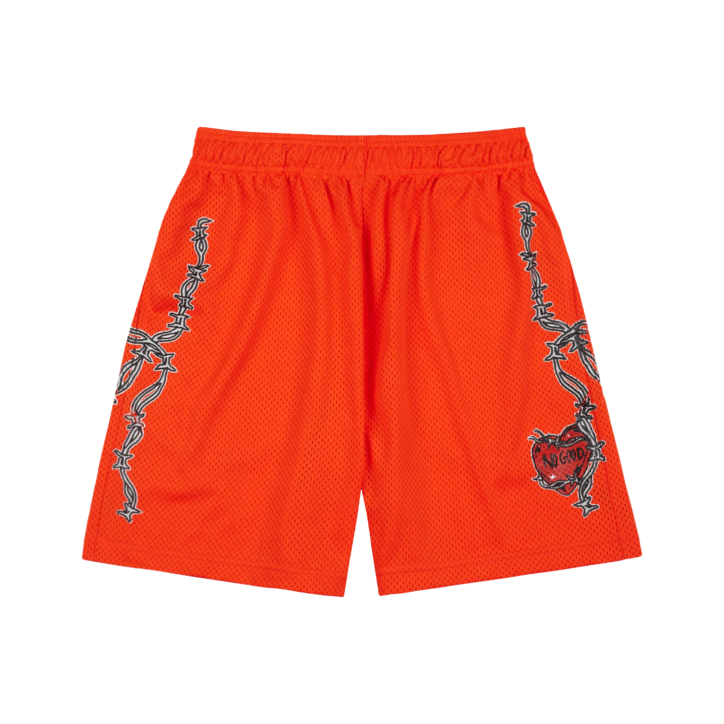 Warren Lotas No Good Mesh Orange Shorts