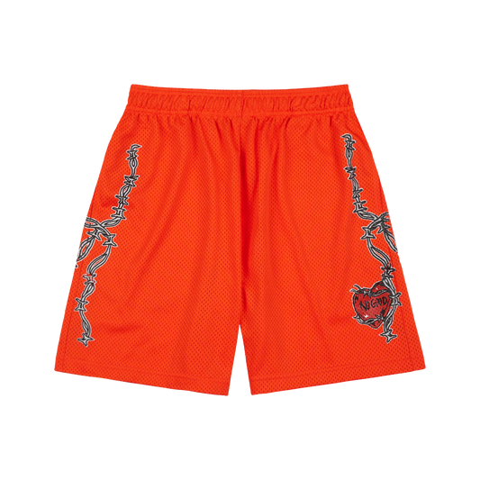 Warren Lotas No Good Mesh Orange Shorts