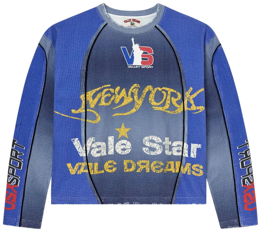 Vale Star Thermal L/S Blue Tee