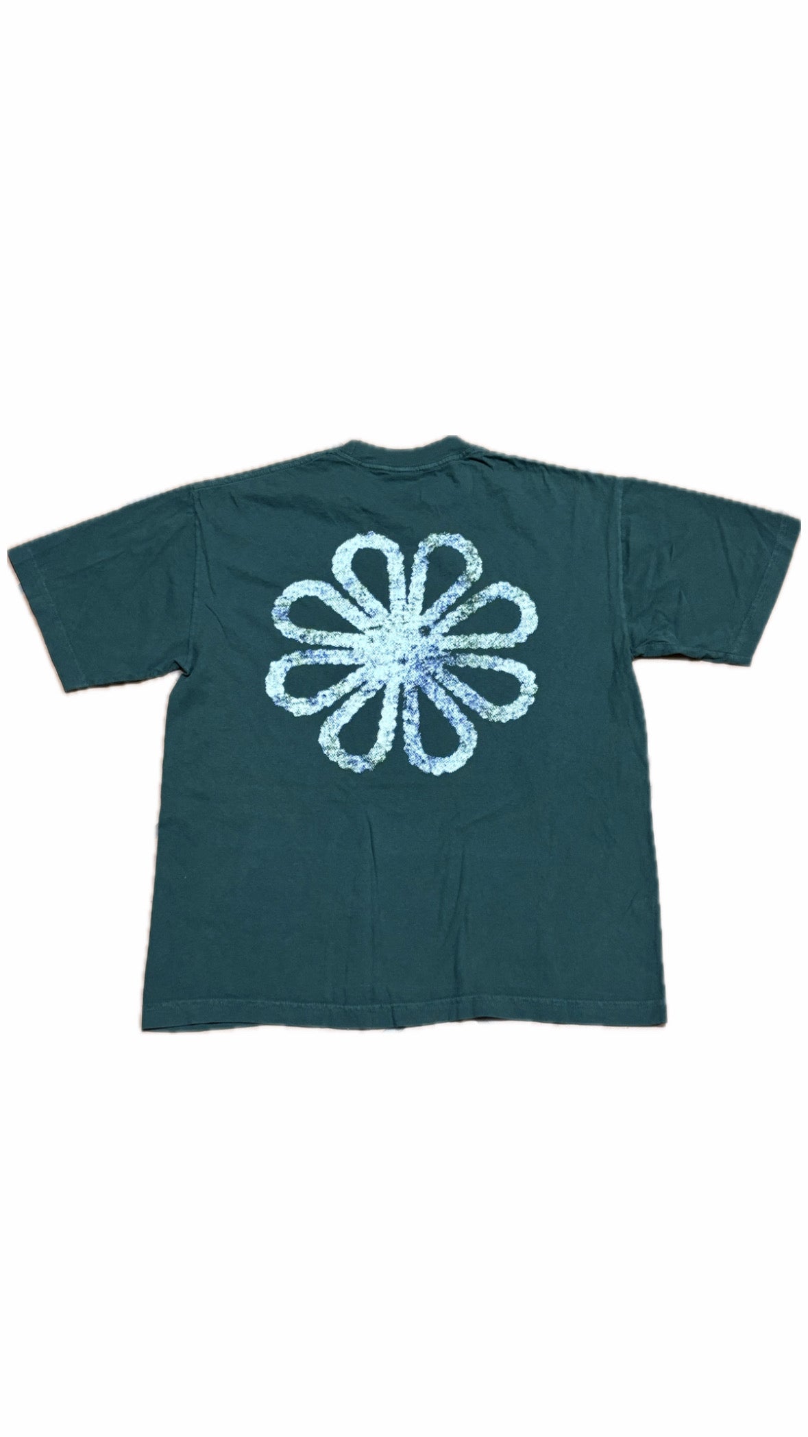 Made in Effort Green Flower Tee