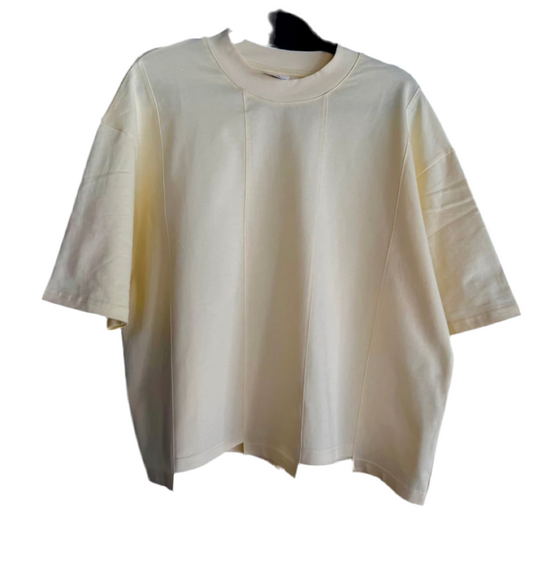 Panel Cream Tee