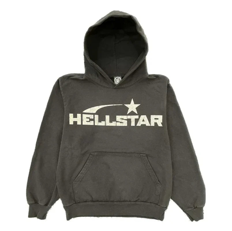 Hellstar Classic Logo Black Hoodie
