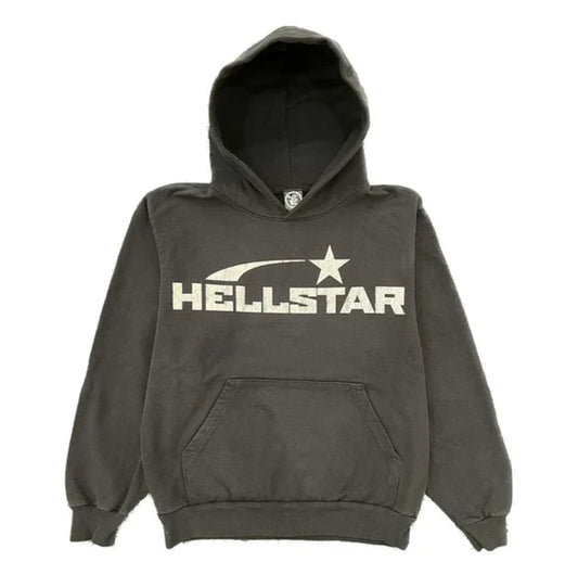 Hellstar Classic Logo Black Hoodie