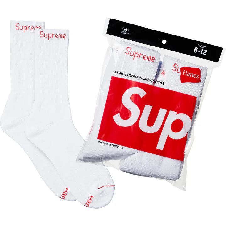 Supreme White Socks