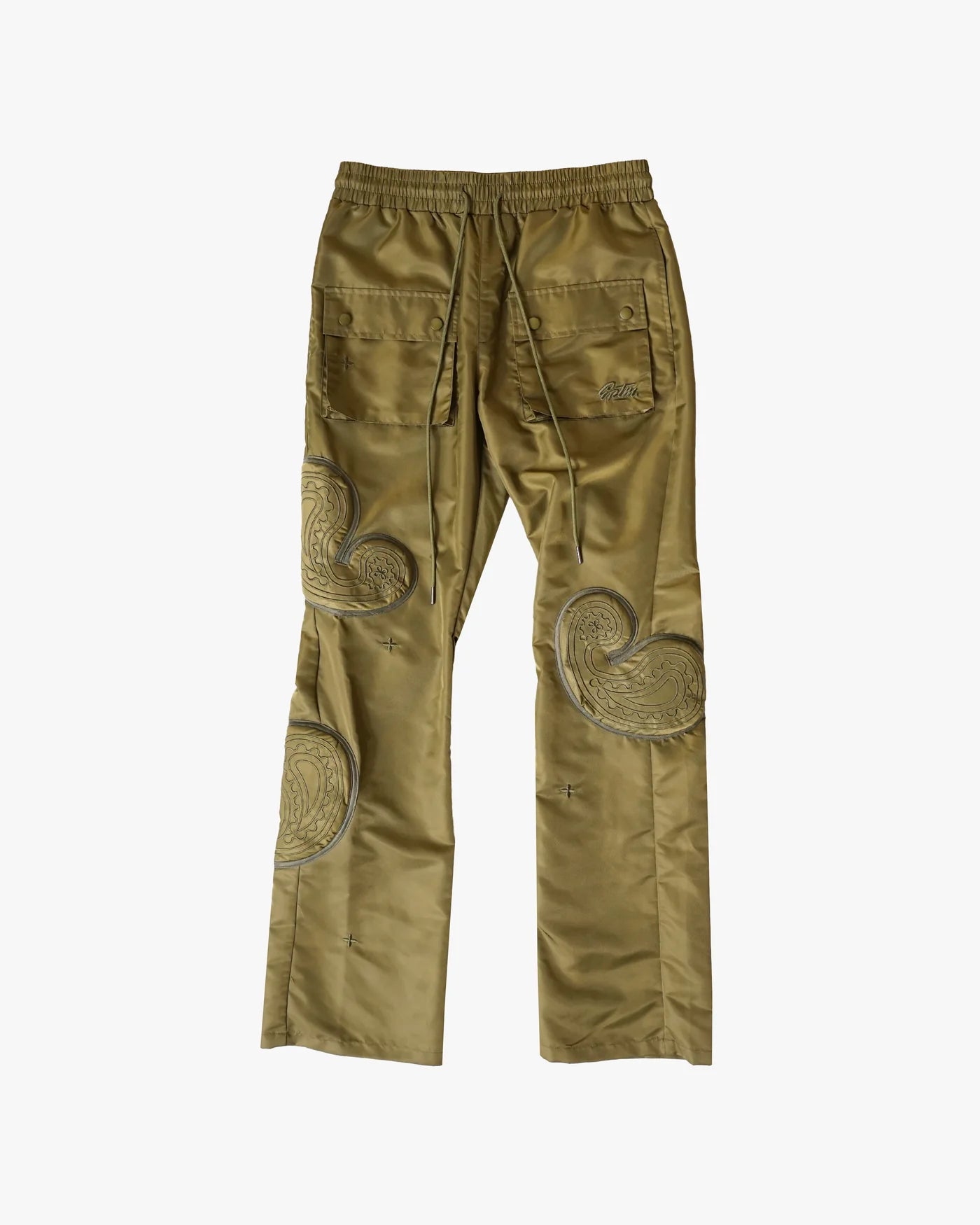 EPTM PUFFER PAISLEY PANTS OLIVE