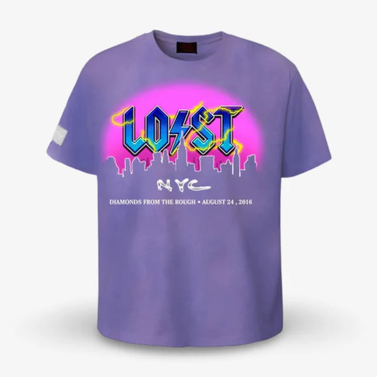 Lost Intricacy Purple Tee