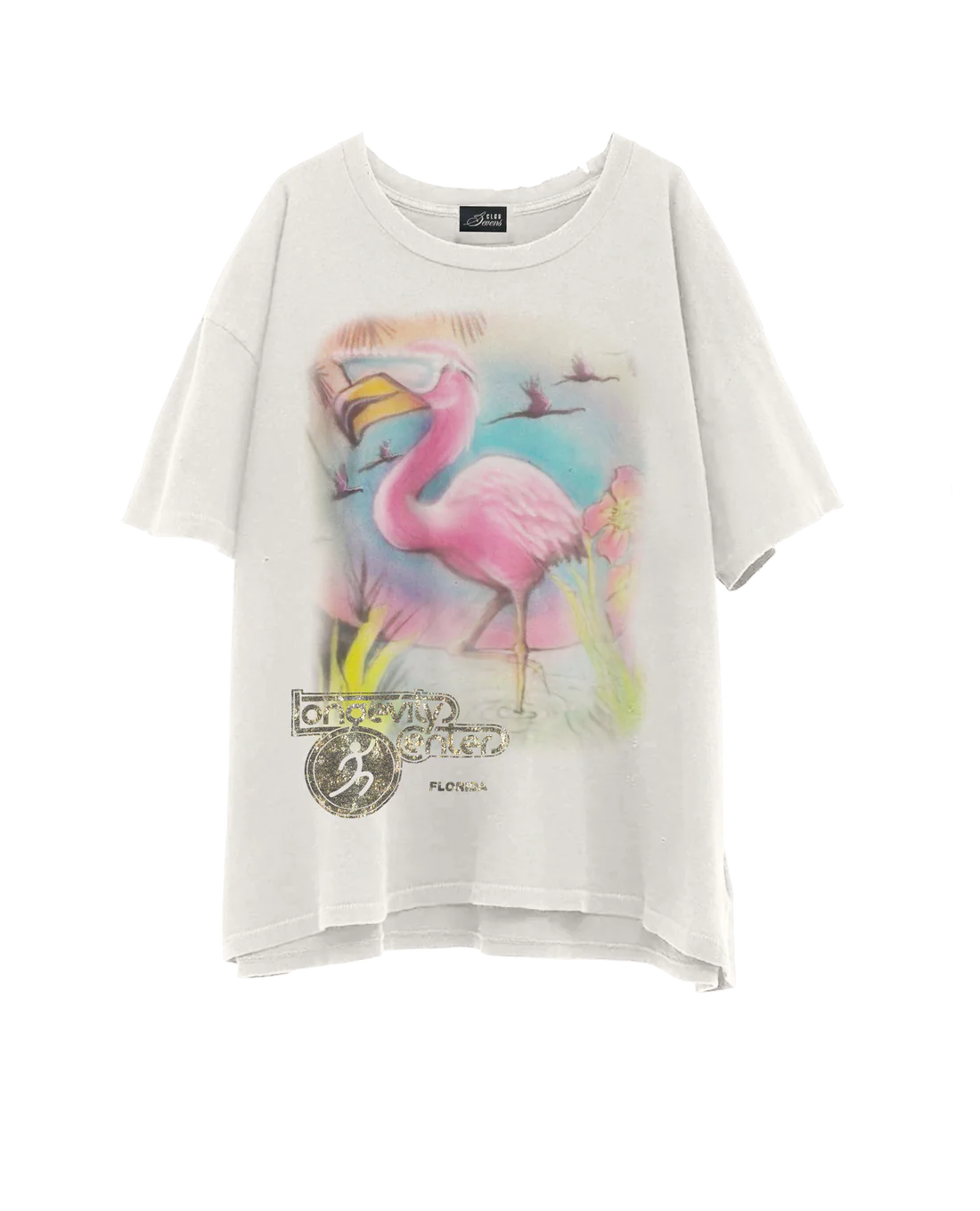 Triple Seven Flamingo Airbrush Tee