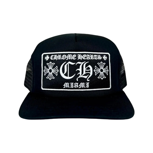 Chrome Hearts CH Miami Black Cap