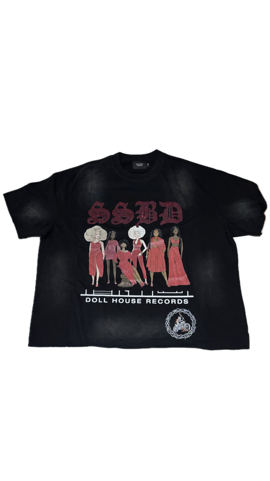 SSBD Doll House Records Black Tee