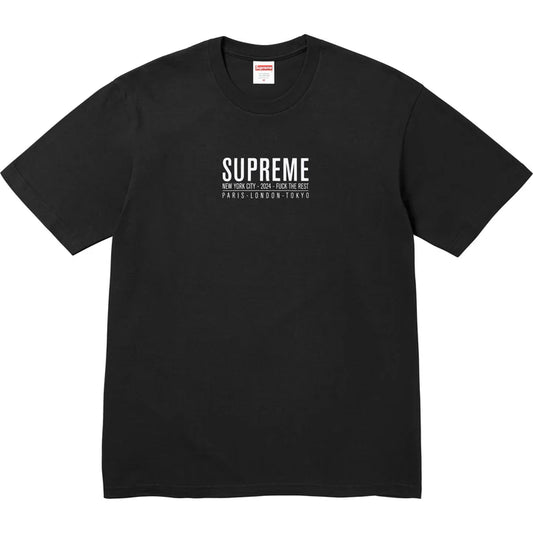 Supreme Paris Black Tee