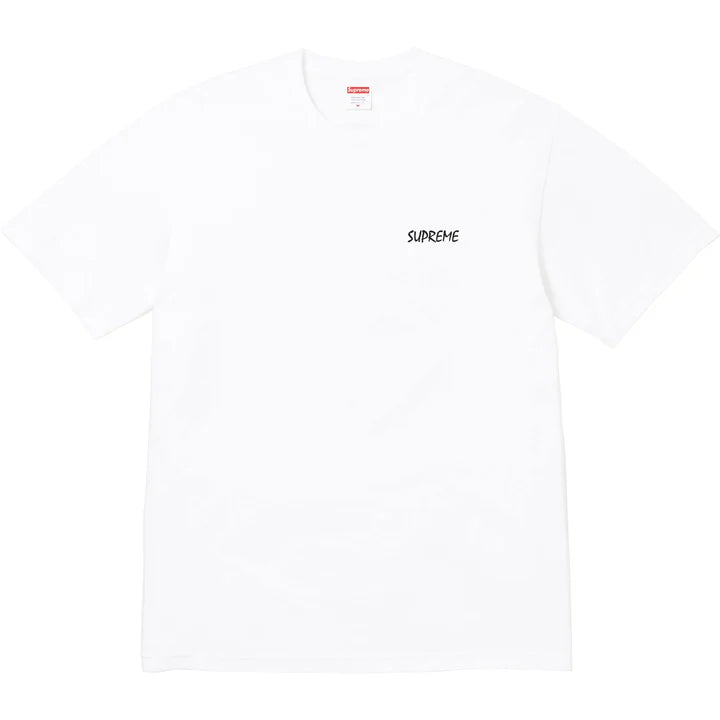 Supreme Black Cat White Tee