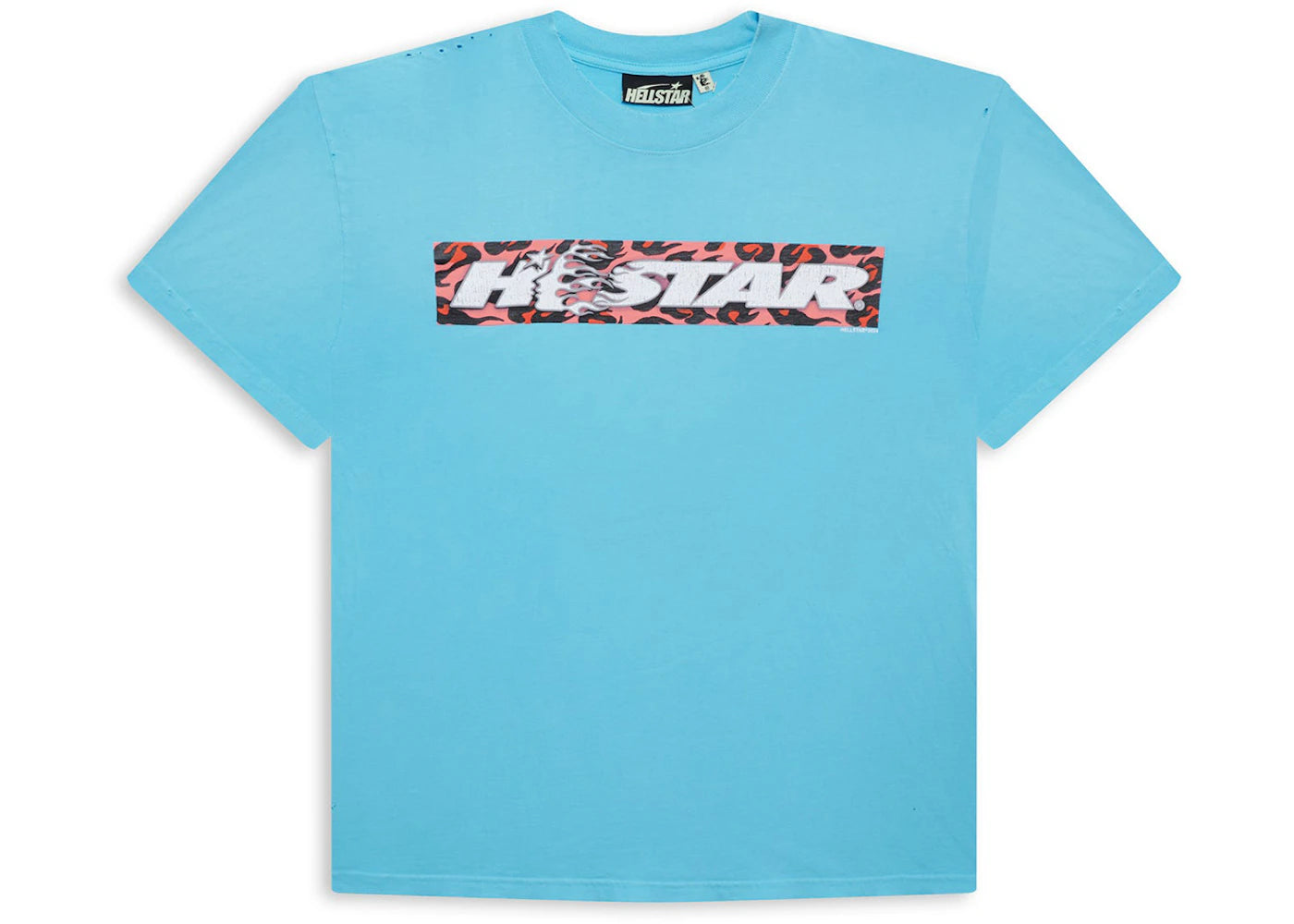 Hellstar Box Logo Blue Tee