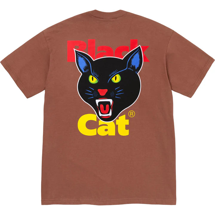 Supreme Black Cat Brown Tee