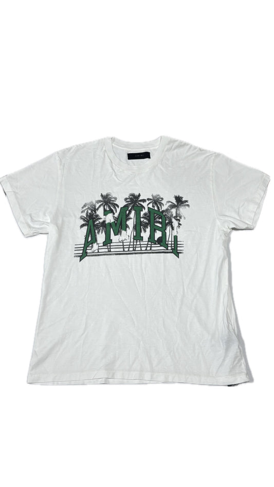 Amiri Varsity Palms White Tee