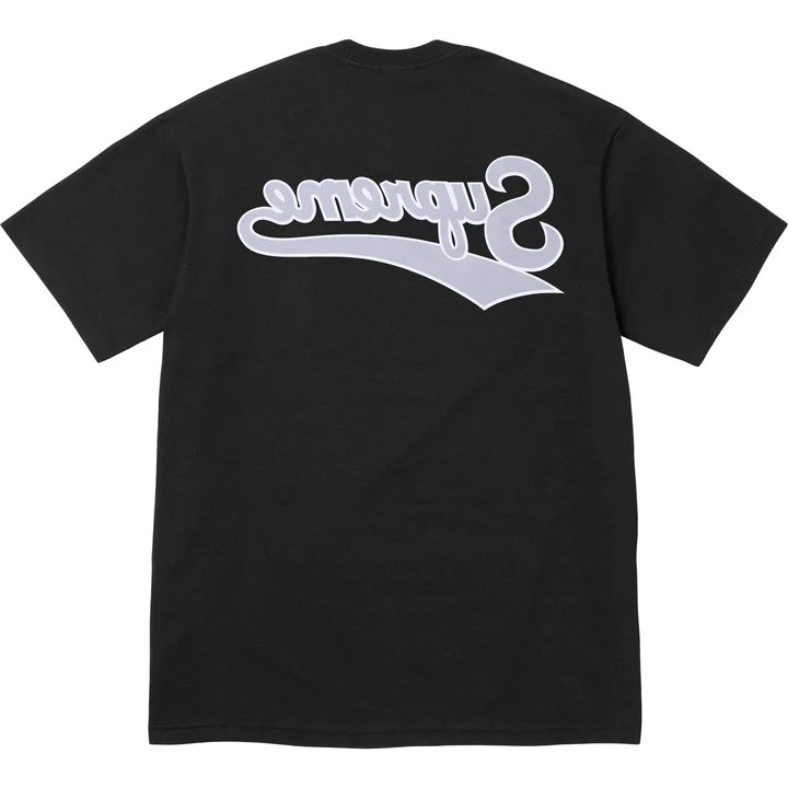 Supreme Backwards Black Tee