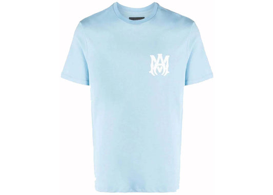 Amiri MA Logo Blue Tee