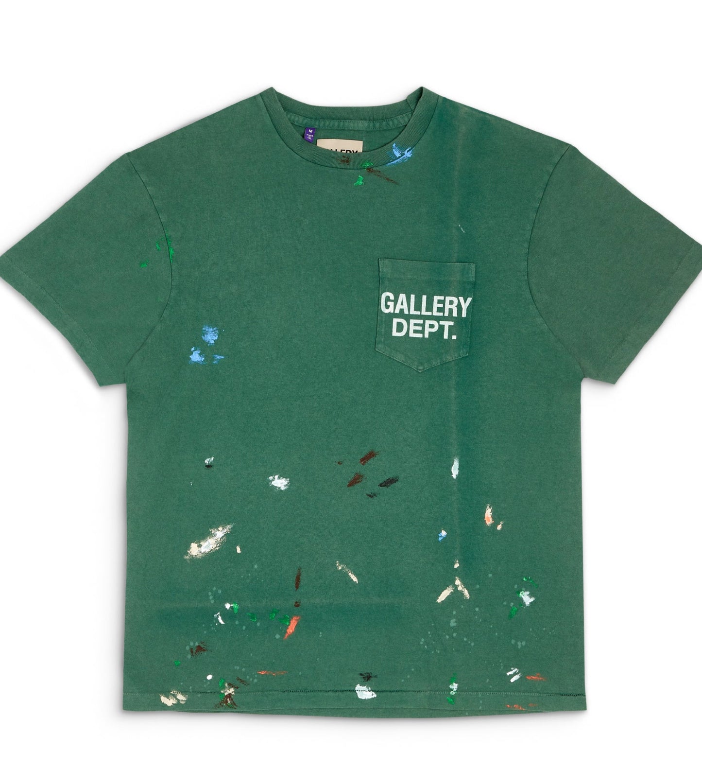 Gallery Dept. Vintage Logo Painted Green Tee